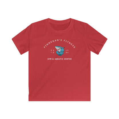 Finnegan's Fitness. Gym and Aquatic Center. Kids Softstyle Tee