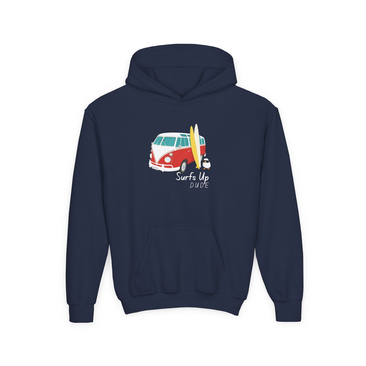 Surf's Up Dude. Kids Hoodie