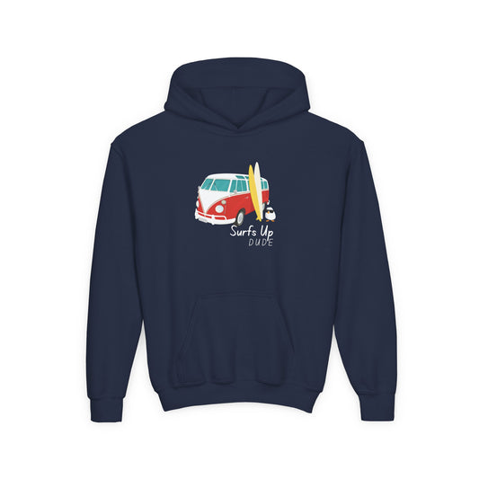Surf's Up Dude. Kids Hoodie