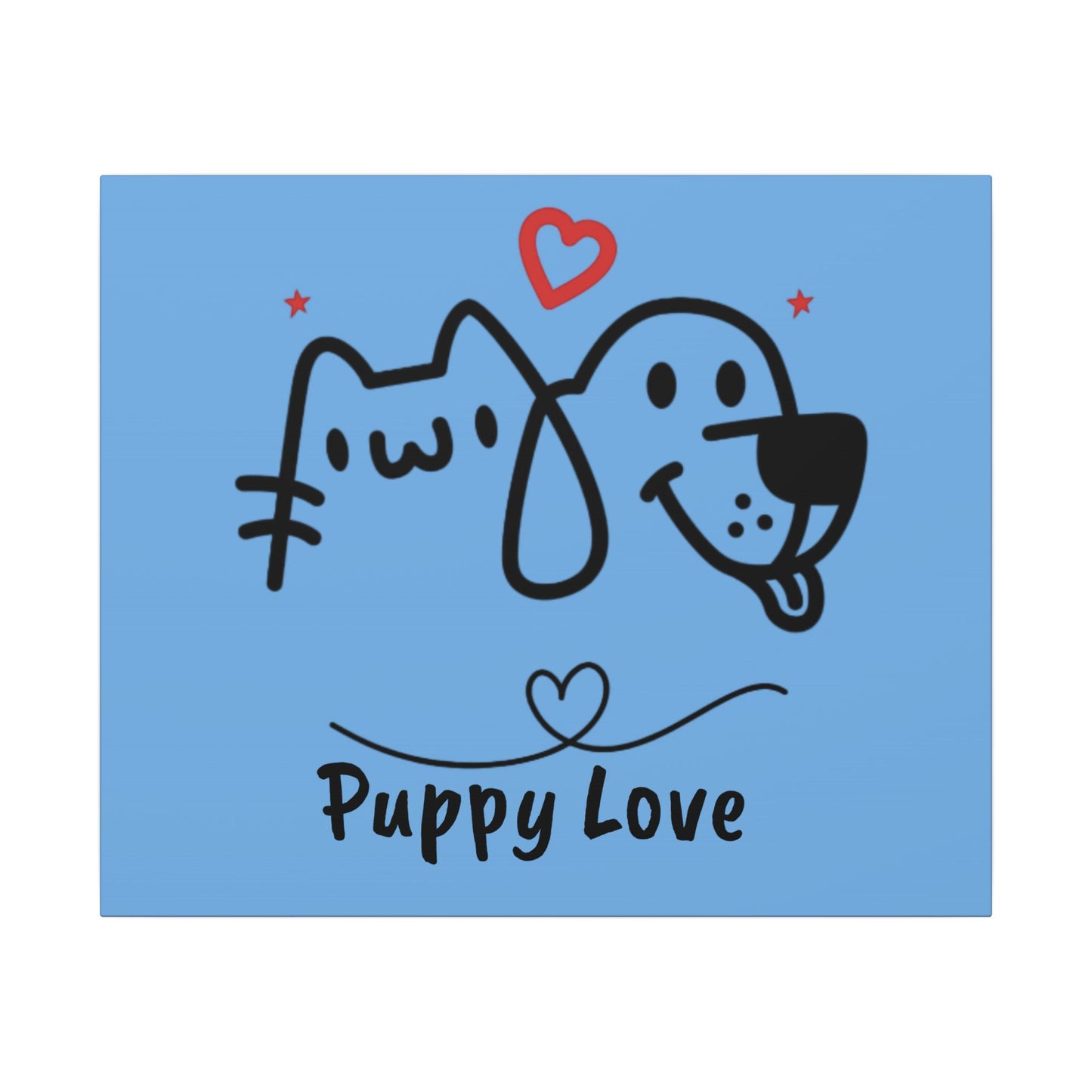 Puppy Love. Canvas Gallery Wraps