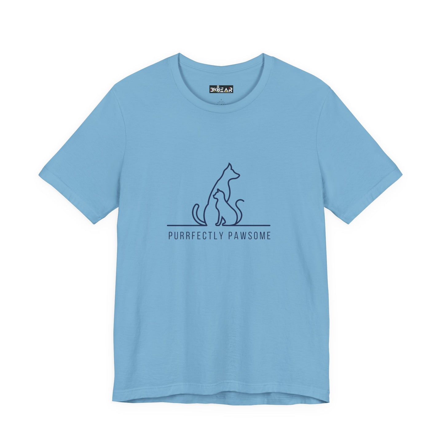 Purrfectly Pawsome. Unisex Jersey Short Sleeve Tee