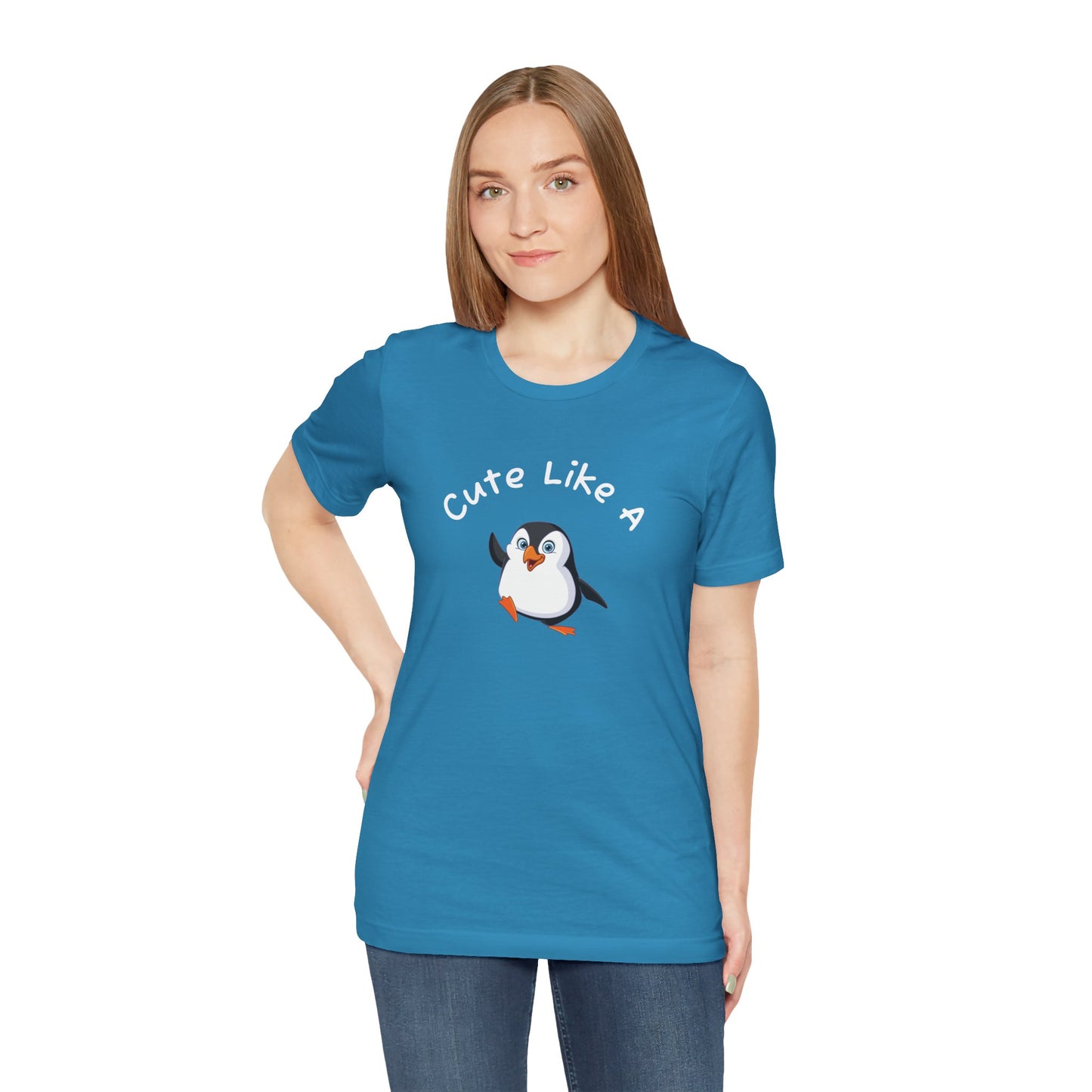 Cute Like a Penguin. Unisex Jersey Short Sleeve Tee