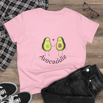 Avocuddle. Women's Midweight Cotton Tee