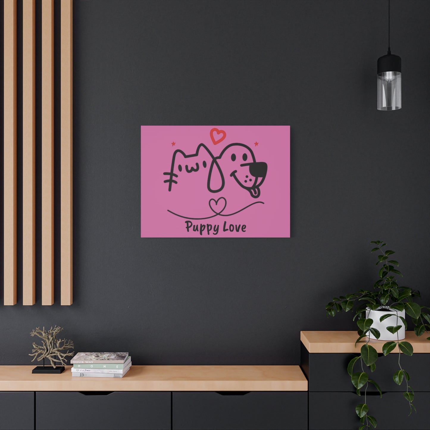 Puppy Love. Canvas Gallery Wraps