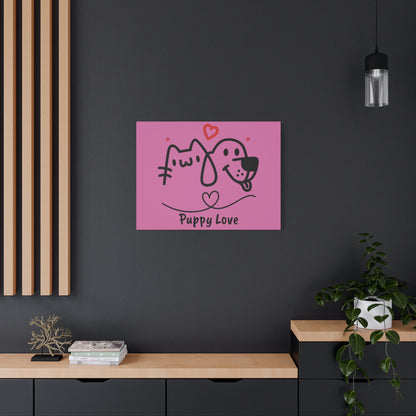 Puppy Love. Canvas Gallery Wraps