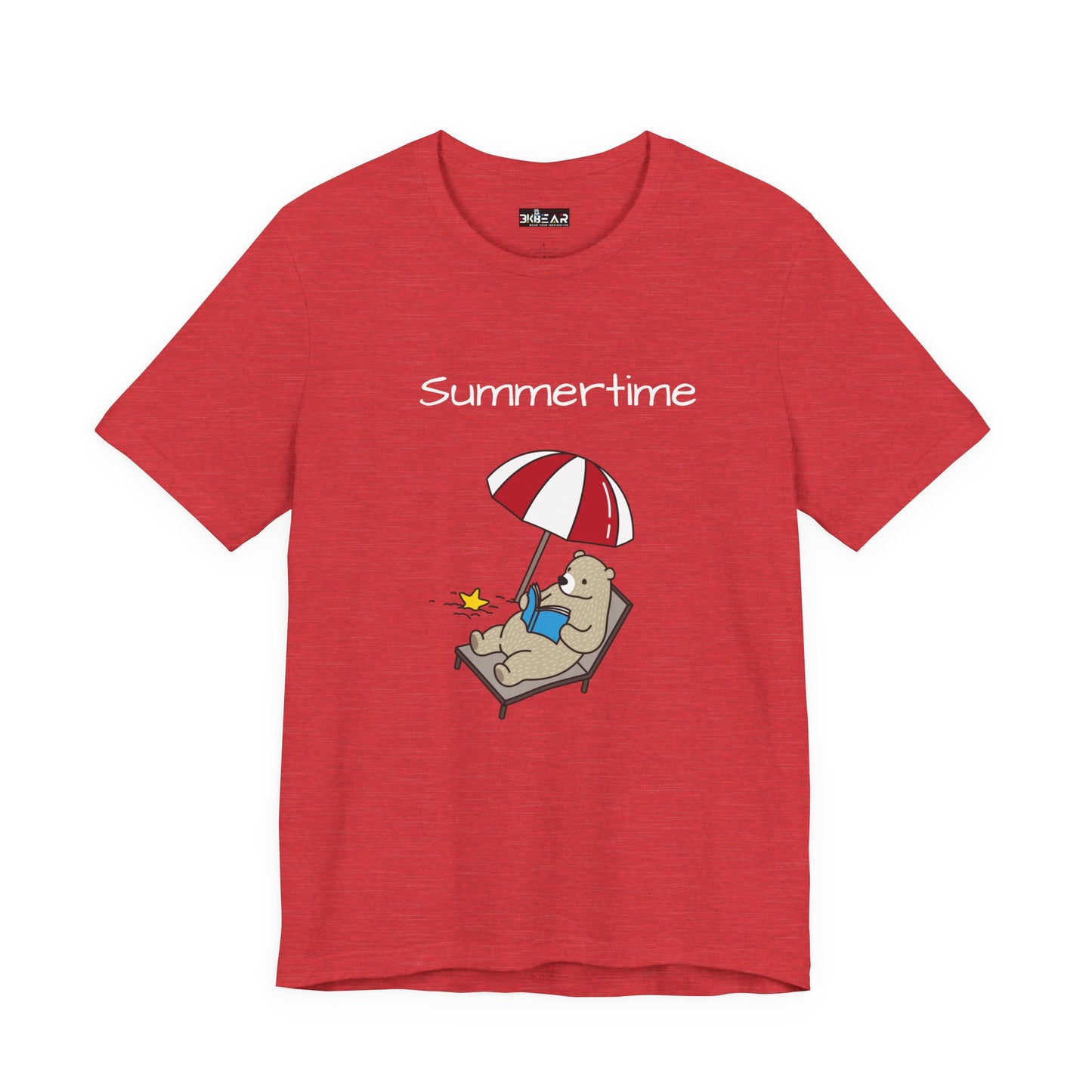 Summertime. Bear.  Unisex Jersey Short Sleeve Tee