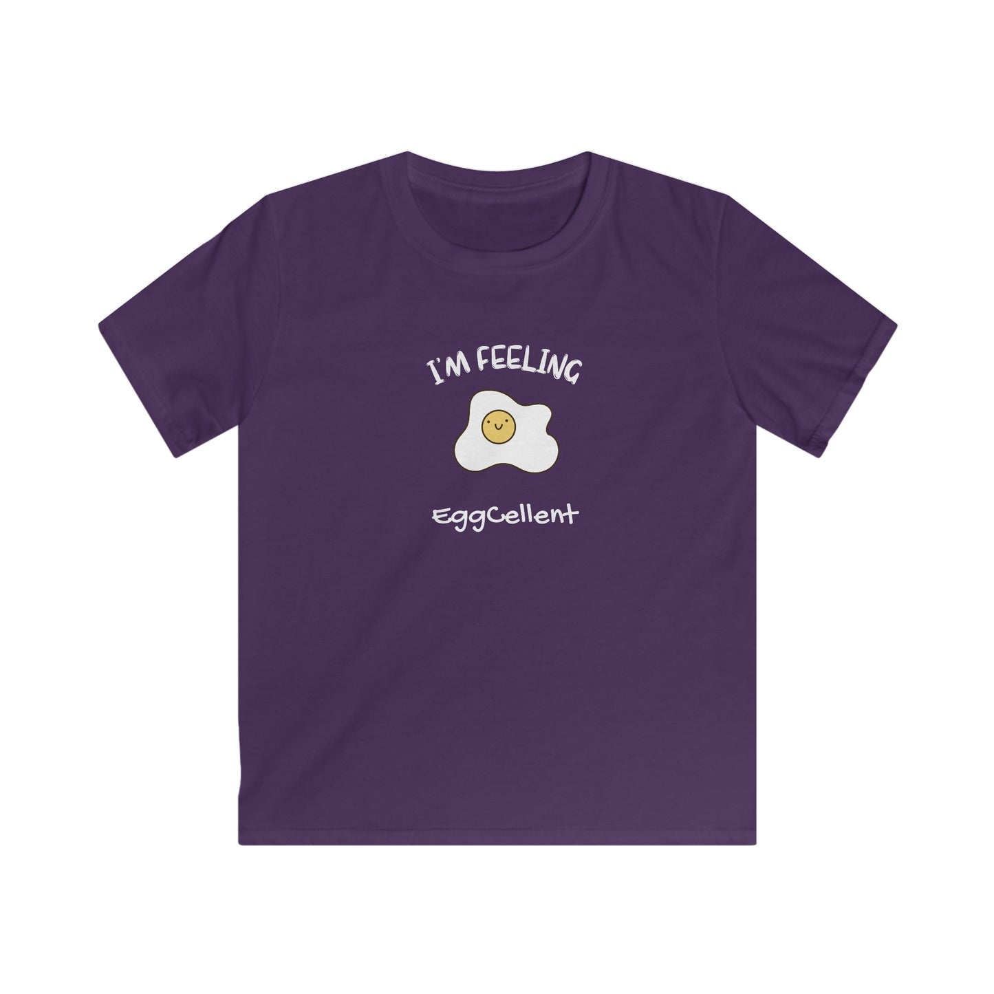 I'm Feeling EggCellent. Kids Softstyle Tee