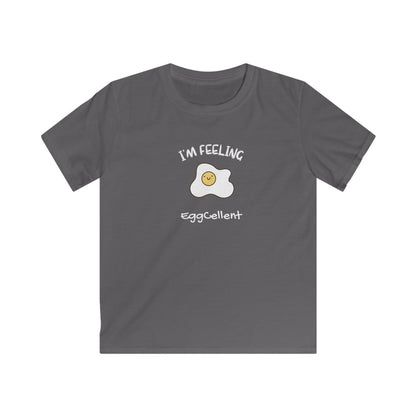 I'm Feeling EggCellent. Kids Softstyle Tee