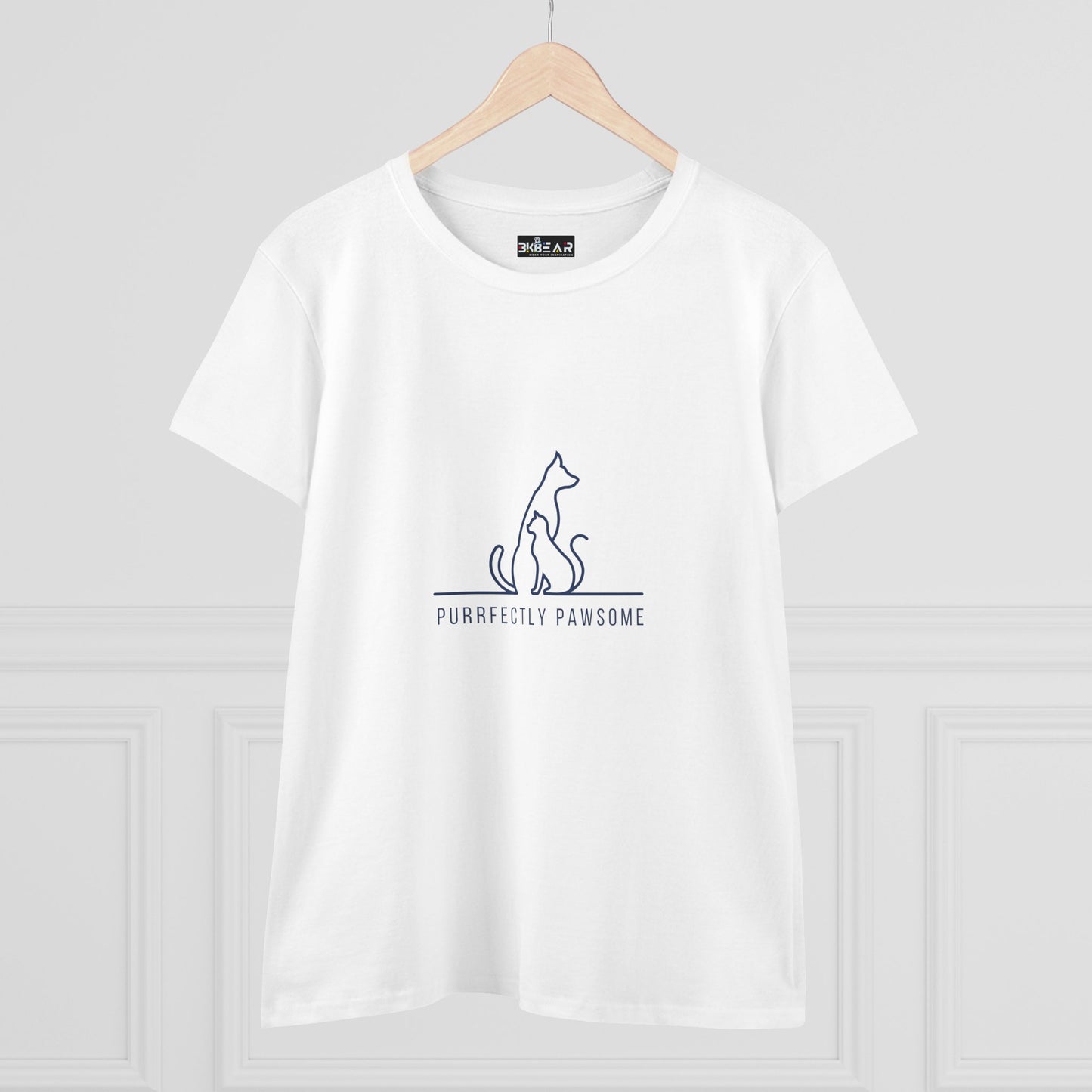 Purrfectly Pawsome – Dog And Cat Lover T-Shirt For Women