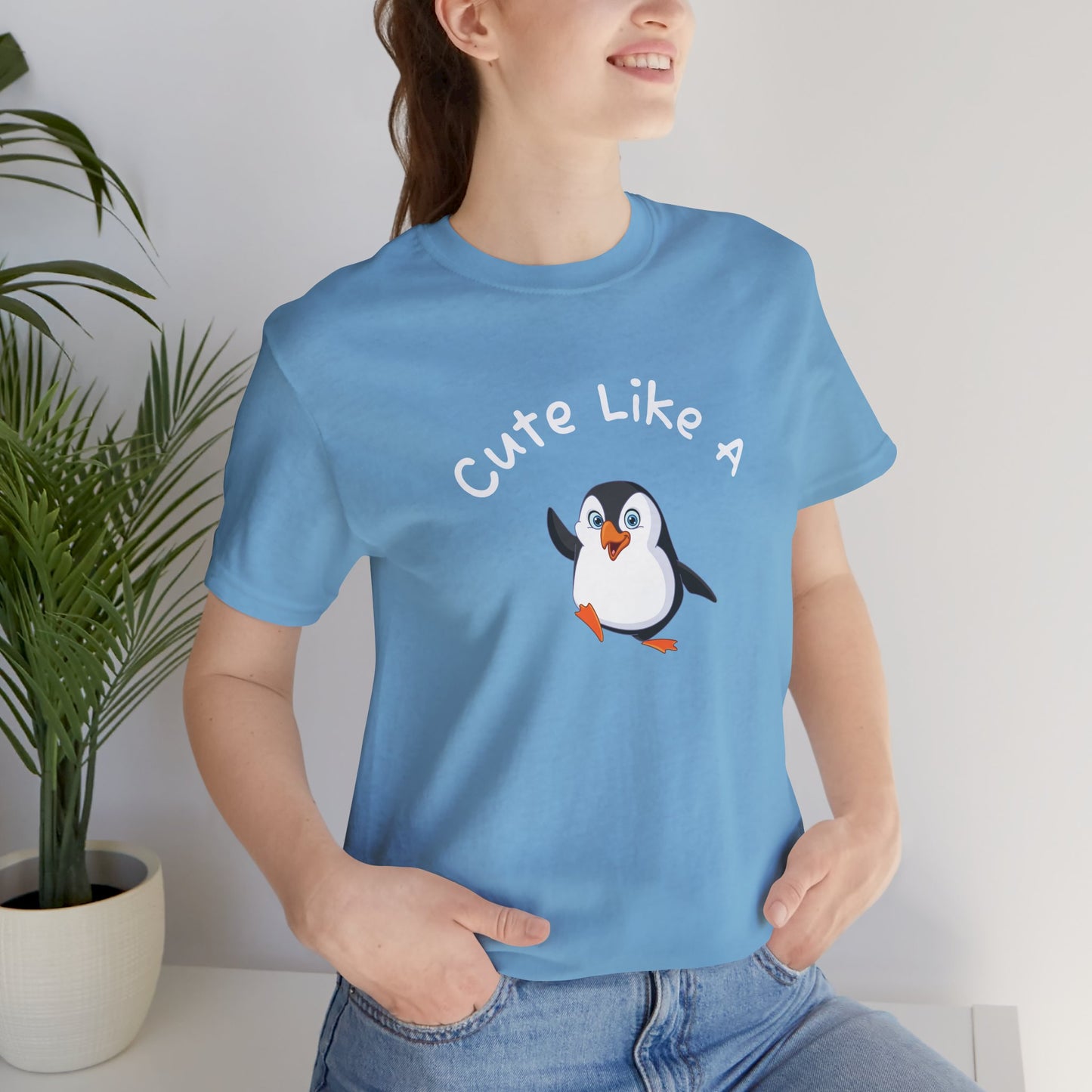 Cute Like a Penguin. Unisex Jersey Short Sleeve Tee