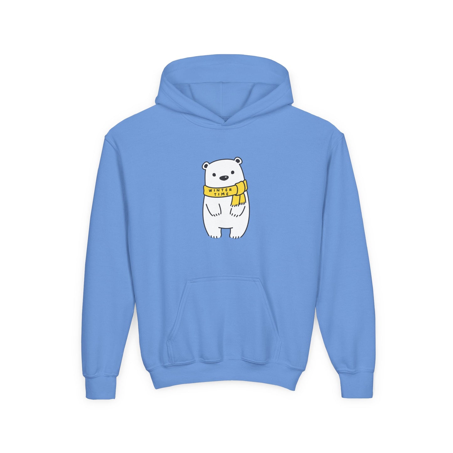 Winter Time Bear Hoodie Sweatshirt