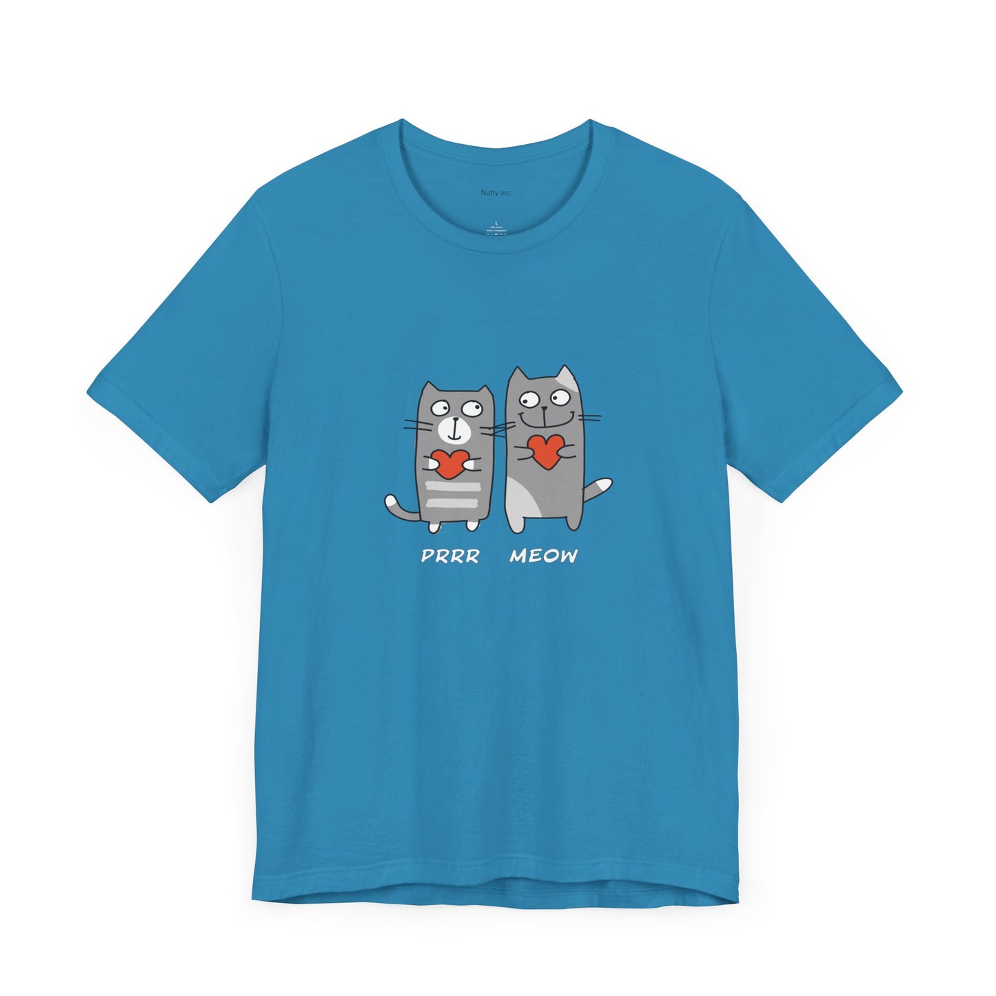 Happy Cat's. Prrr  Meow. Unisex Jersey Short Sleeve Tee