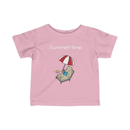 Summertime.Bear. Infant Fine Jersey Tee