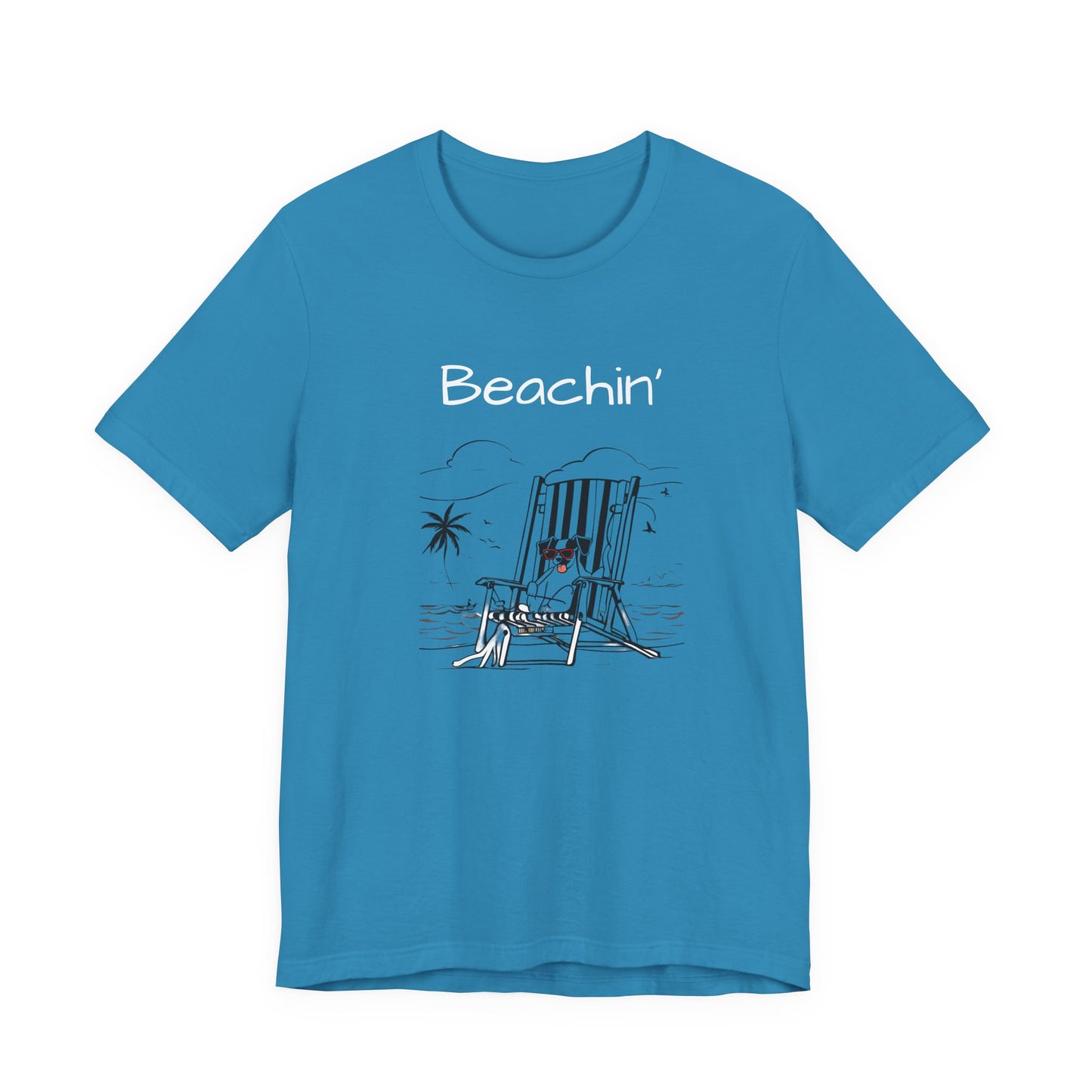 Beachin'. Unisex Jersey Short Sleeve Tee