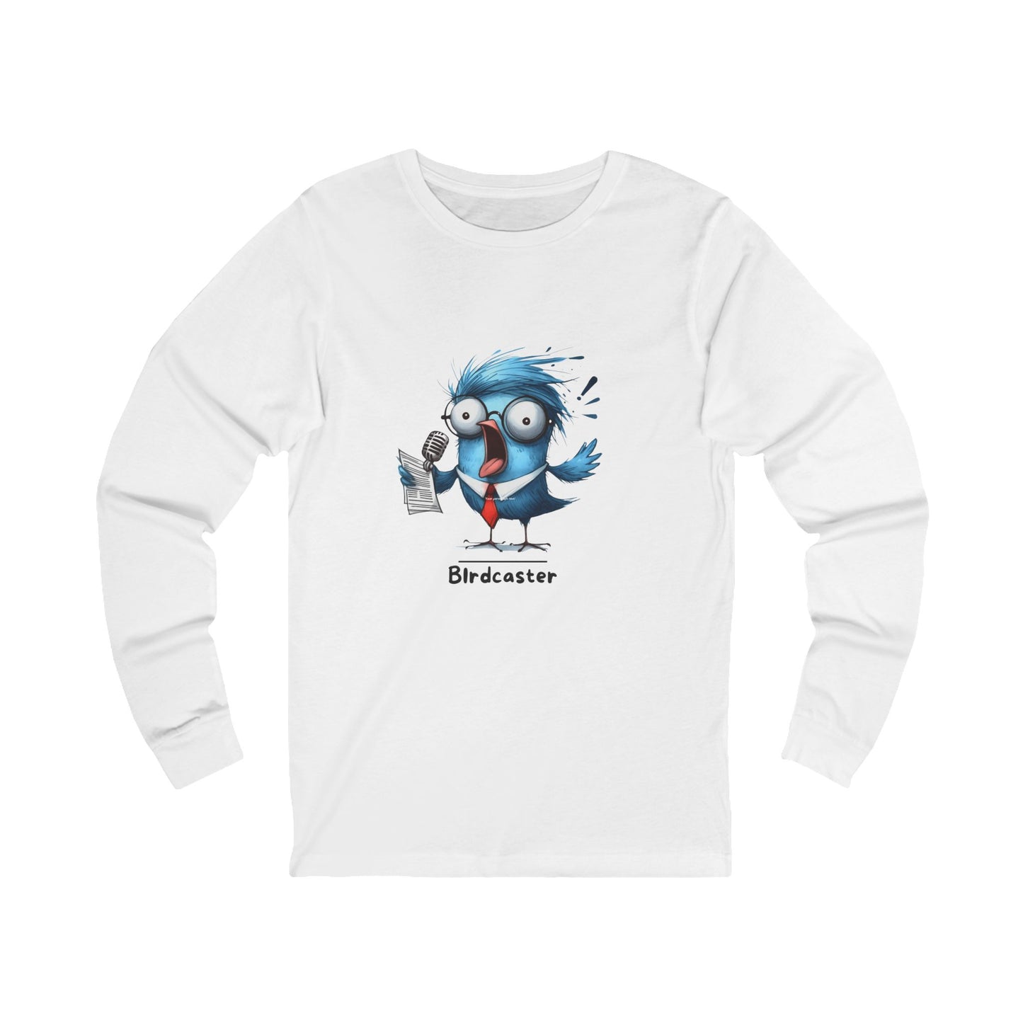 Birdcaster Long Sleeve Tee – Funny Bird Shirt with Forecast Vibes
