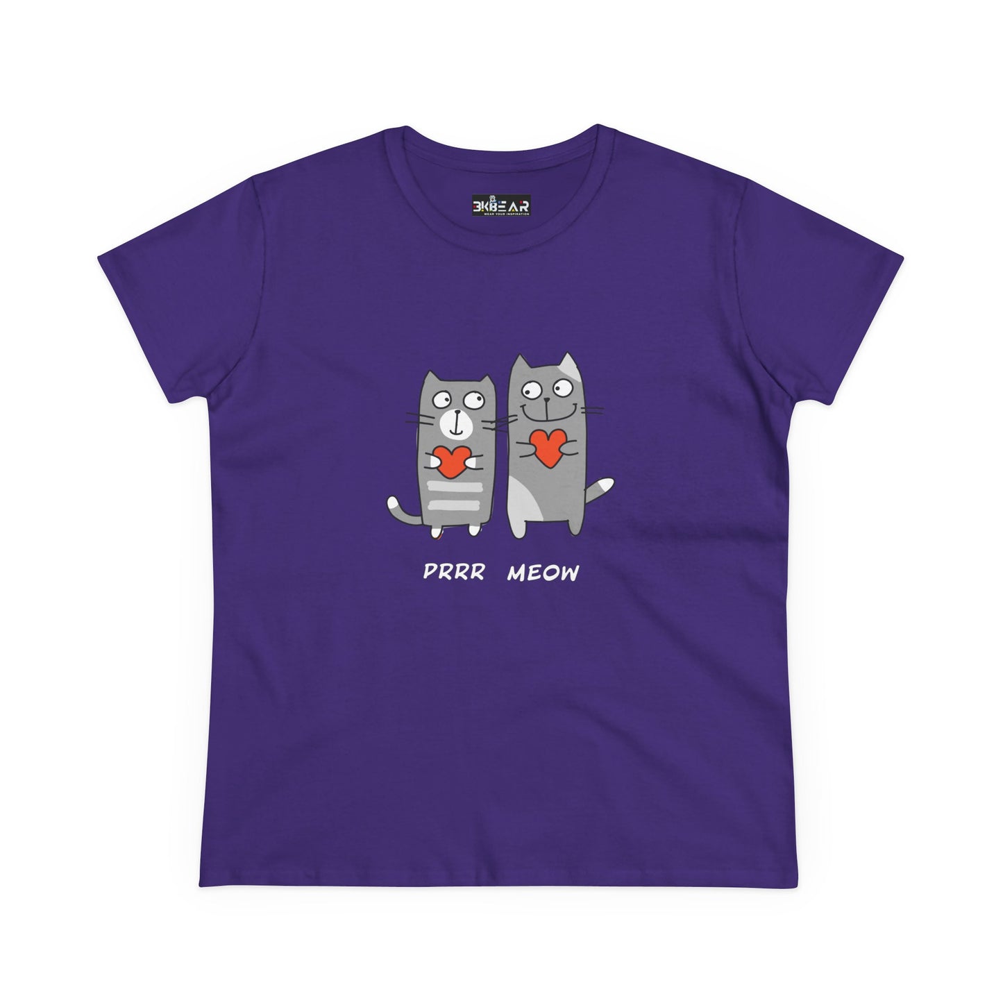 Happy Cat's. Prrr Meow. Women's Midweight Cotton Tee