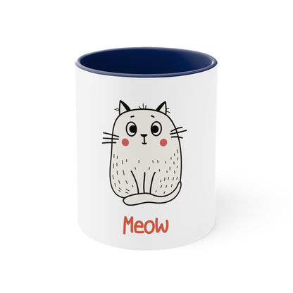 Loki The Cat. Meow. Time Coffee Mug, 11oz