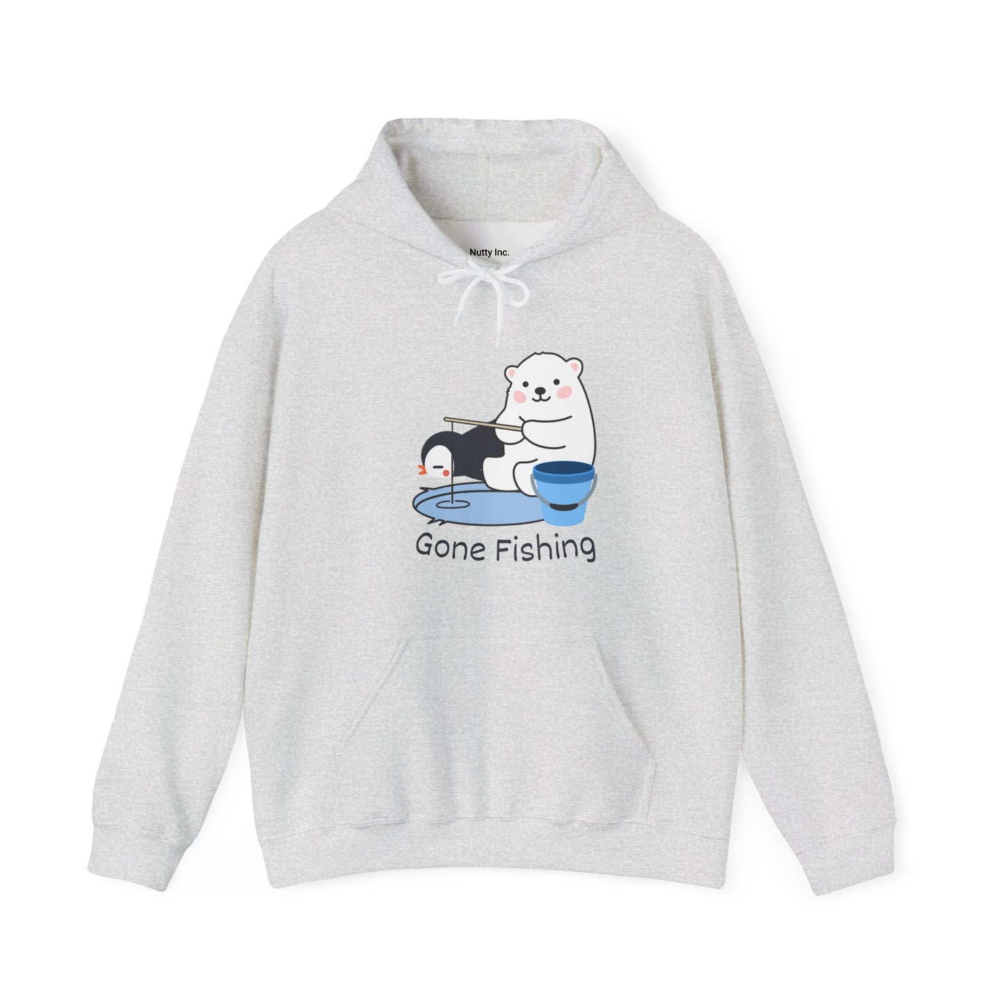 Gone Fishing. Unisex Hooded Sweatshirt.