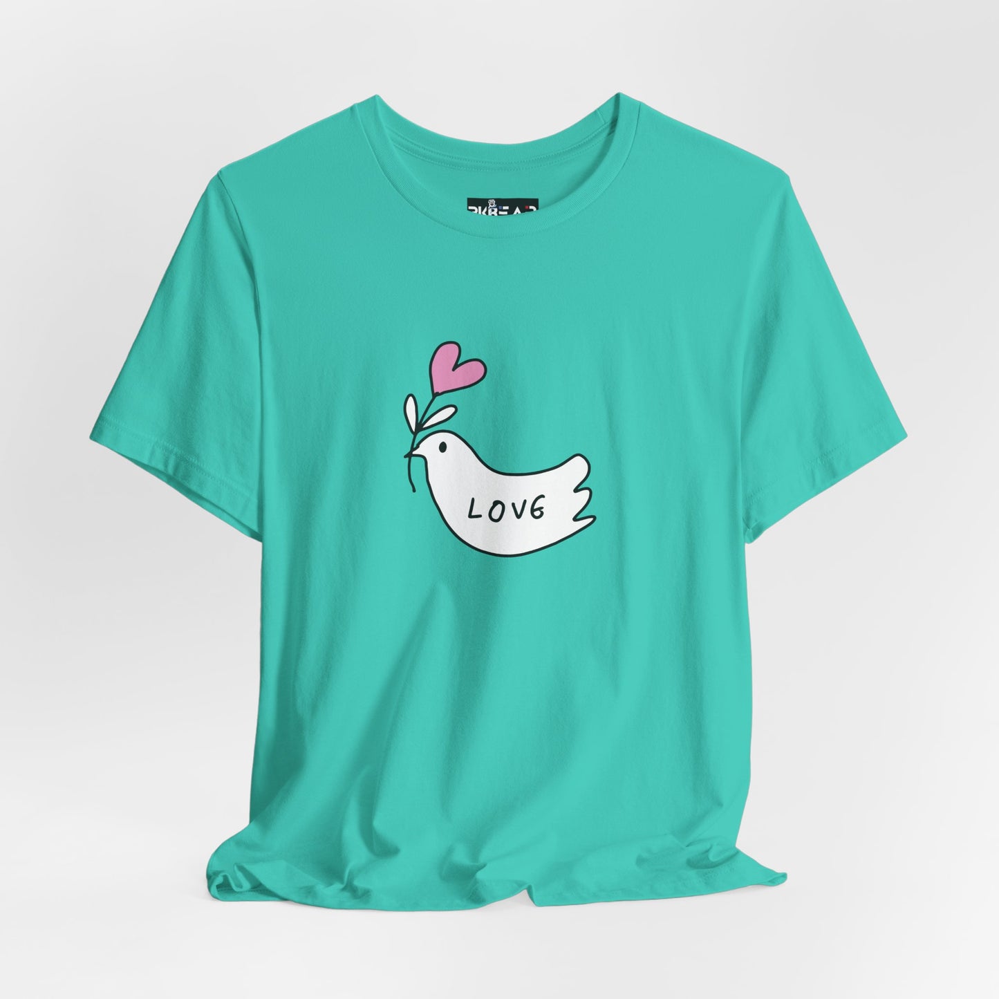 Love. Dove. Unisex Jersey Short Sleeve Tee