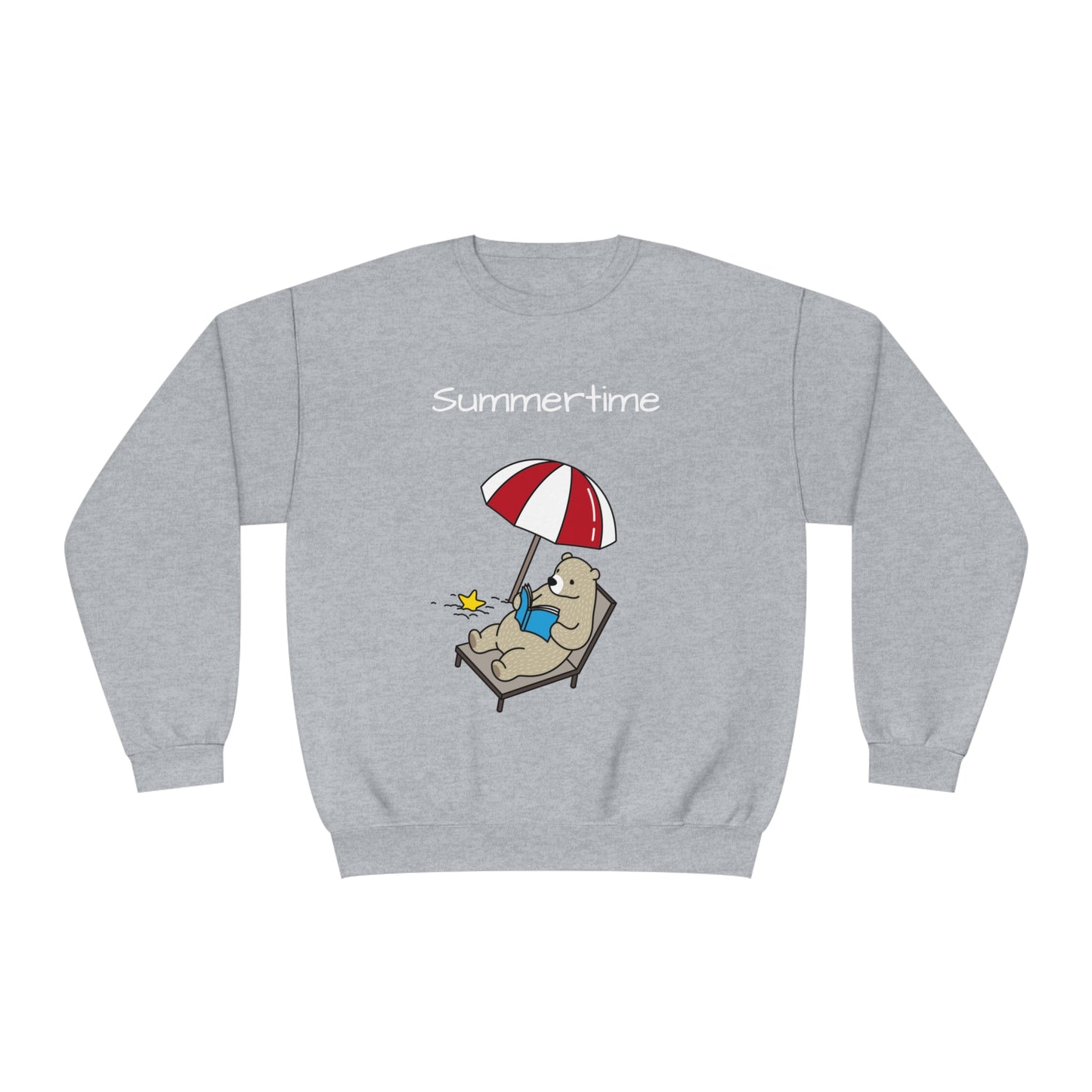 Summertime. Bear. Unisex NuBlend® Crewneck Sweatshirt