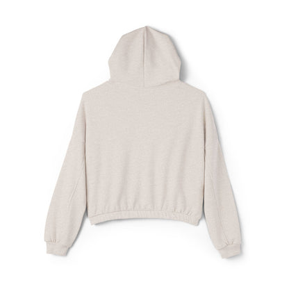 Morning Bike Mountain View. Women's Cinched Bottom Hoodie