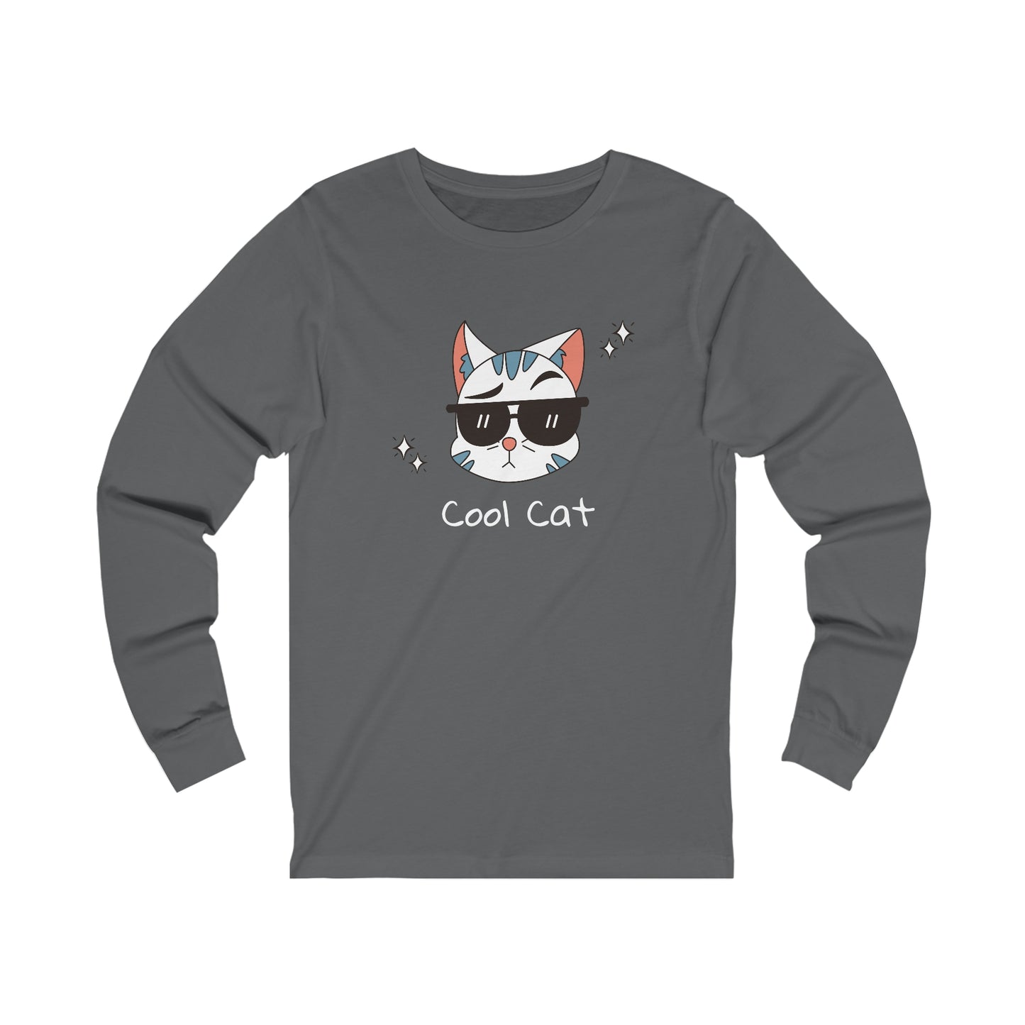 Coco The Coolest Cat I Know. Unisex Jersey Long Sleeve Tee.