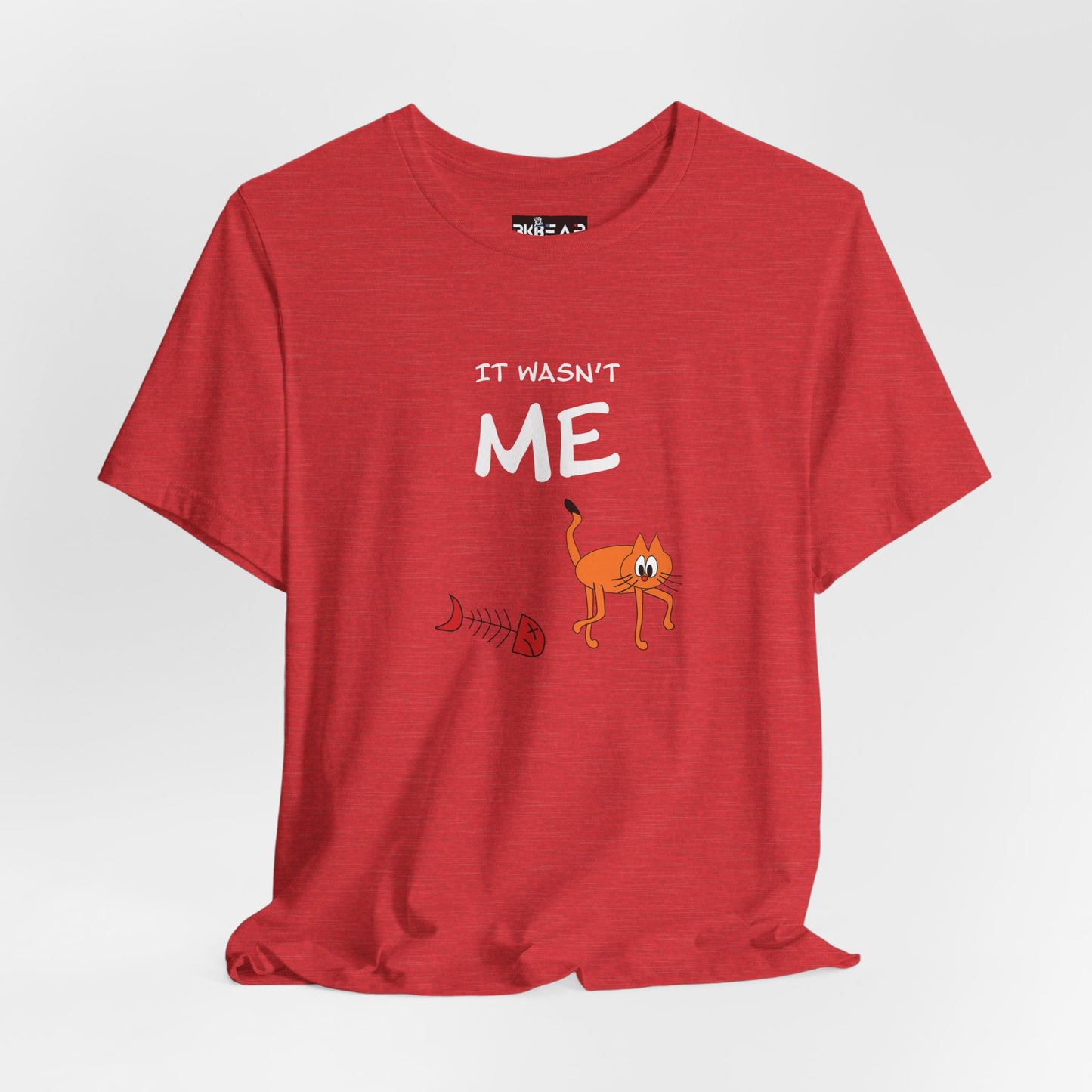 Leo The Cat Didn't Do It. Unisex Jersey Short Sleeve Tee