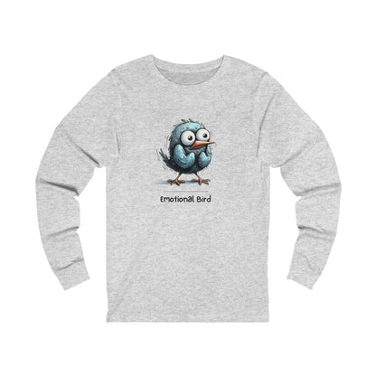 Emotional Bird. Unisex Jersey Long Sleeve Tee