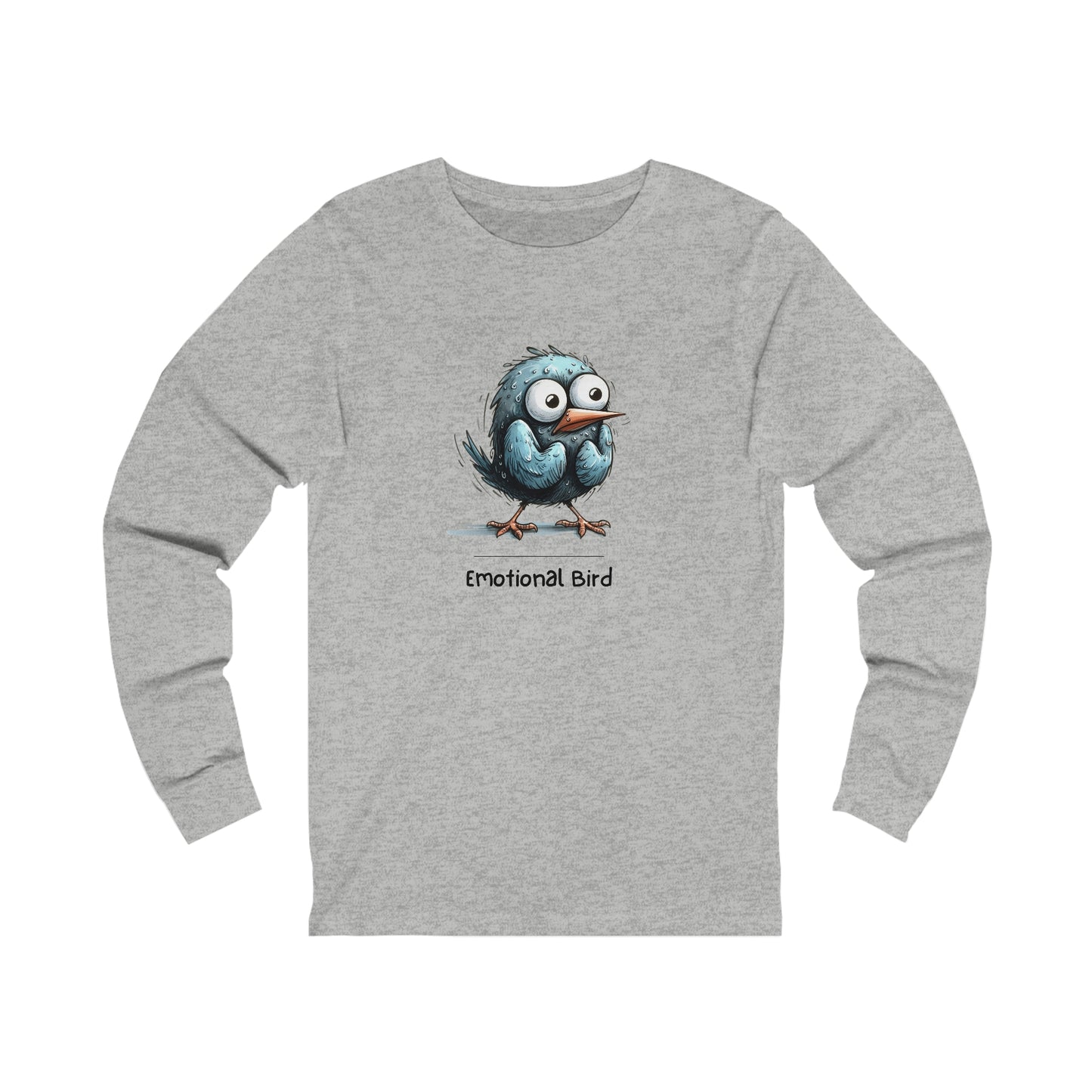 Emotional Bird. Unisex Jersey Long Sleeve Tee