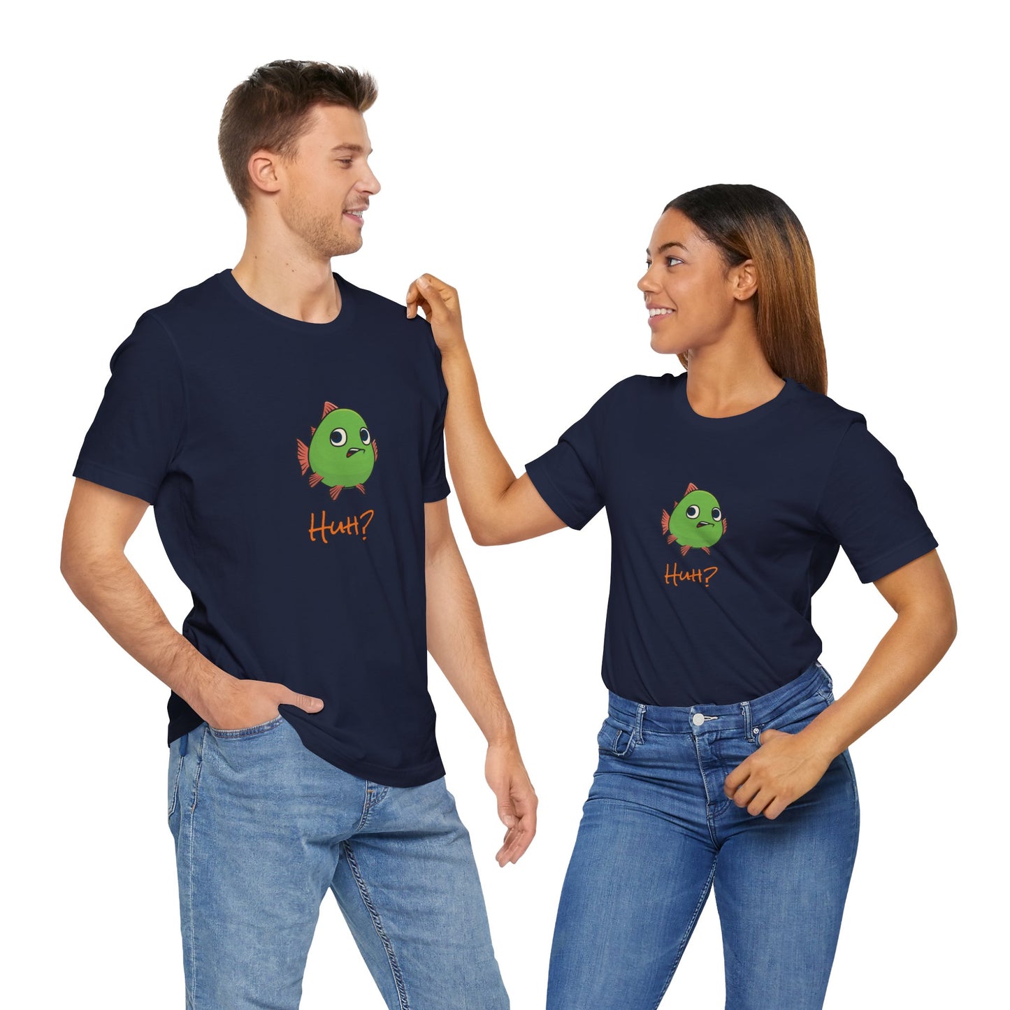 Fish In Total Disbelief. Unisex Jersey Short Sleeve Tee
