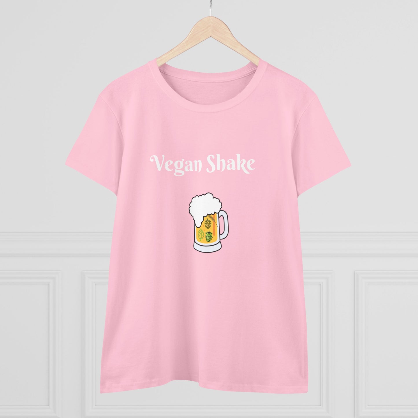 Vegan Shake.  Women's Midweight Cotton Tee