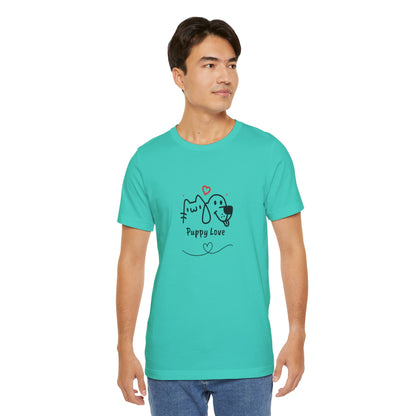 Puppy Love. Unisex Jersey Short Sleeve Tee