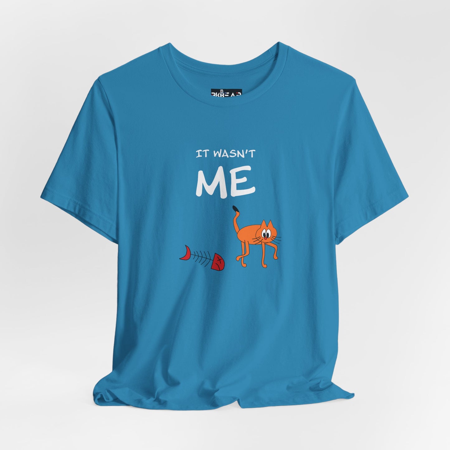 Leo The Cat Didn't Do It. Unisex Jersey Short Sleeve Tee