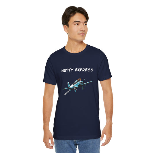 Nutty's Express Delivery. Always On-Time. Unisex Jersey Short Sleeve Tee