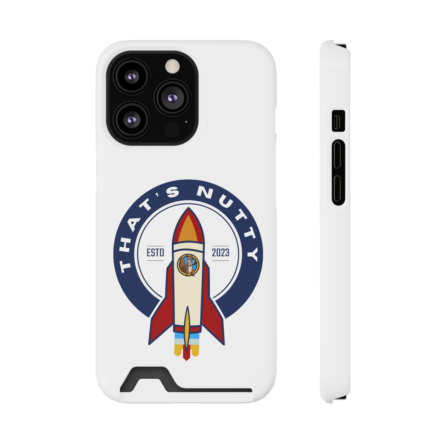That's Nutty. Phone Case With Card Holder