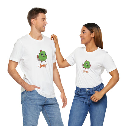 Fish In Total Disbelief. Unisex Jersey Short Sleeve Tee