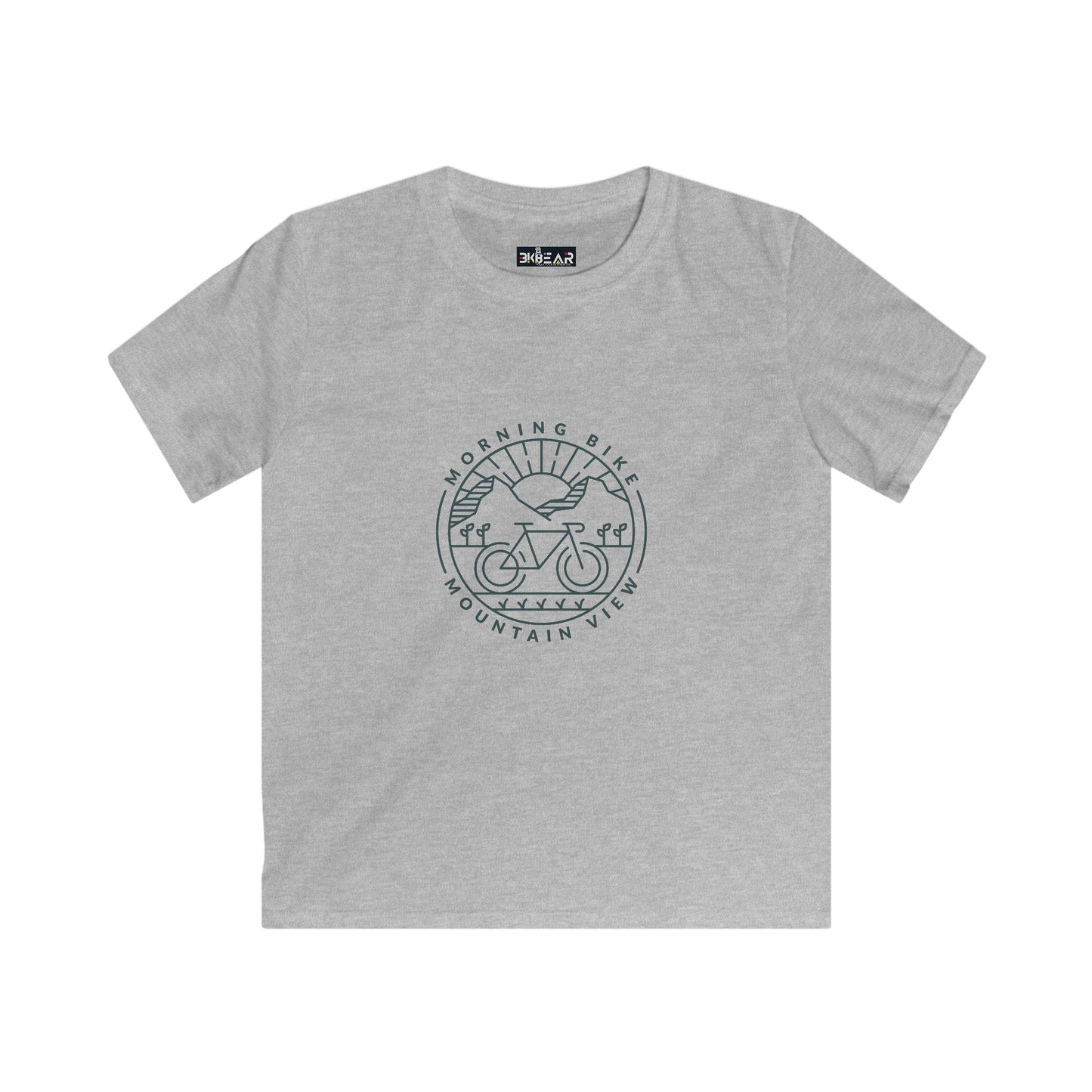 Morning Bike Mountain View Adventure Kids T-Shirt