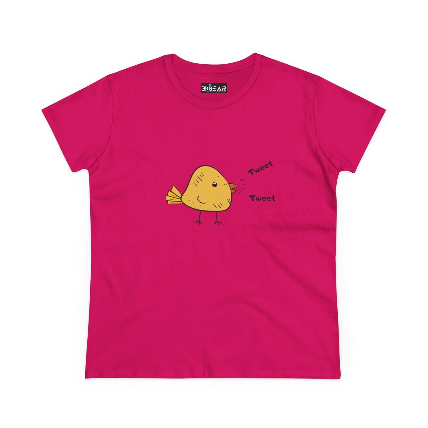 Tweet. Tweet. Women's Midweight Cotton Tee