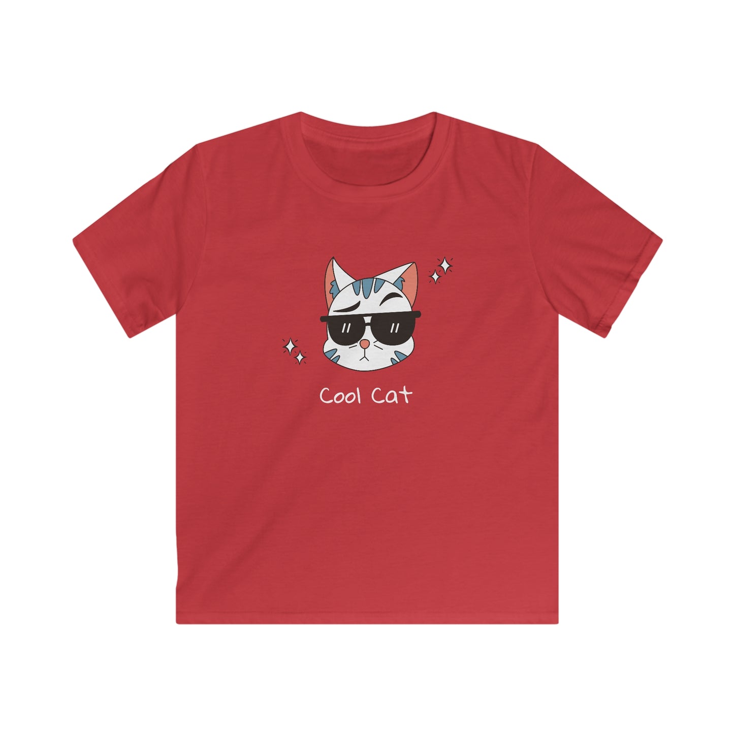 Coco The Coolest Cat I Know. Kids Softstyle Tee