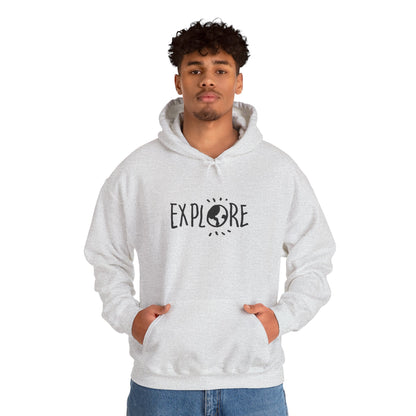 Explore Hoodie – Adventure Graphic Sweatshirt, Unisex Outdoor Hoodie