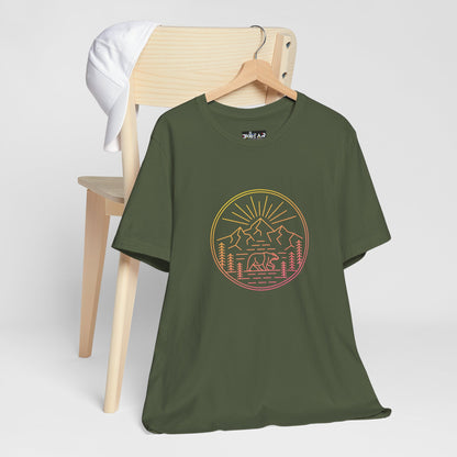 Explore The Outdoors. Unisex Jersey Short Sleeve Tee
