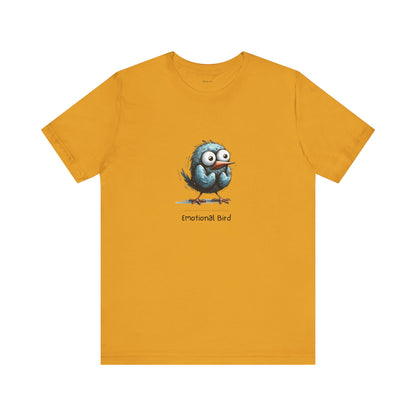 Emotional Bird. Unisex Jersey Short Sleeve Tee