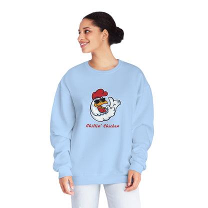 Chillin' Chicken. Unisex NuBlend® Crewneck Sweatshirt