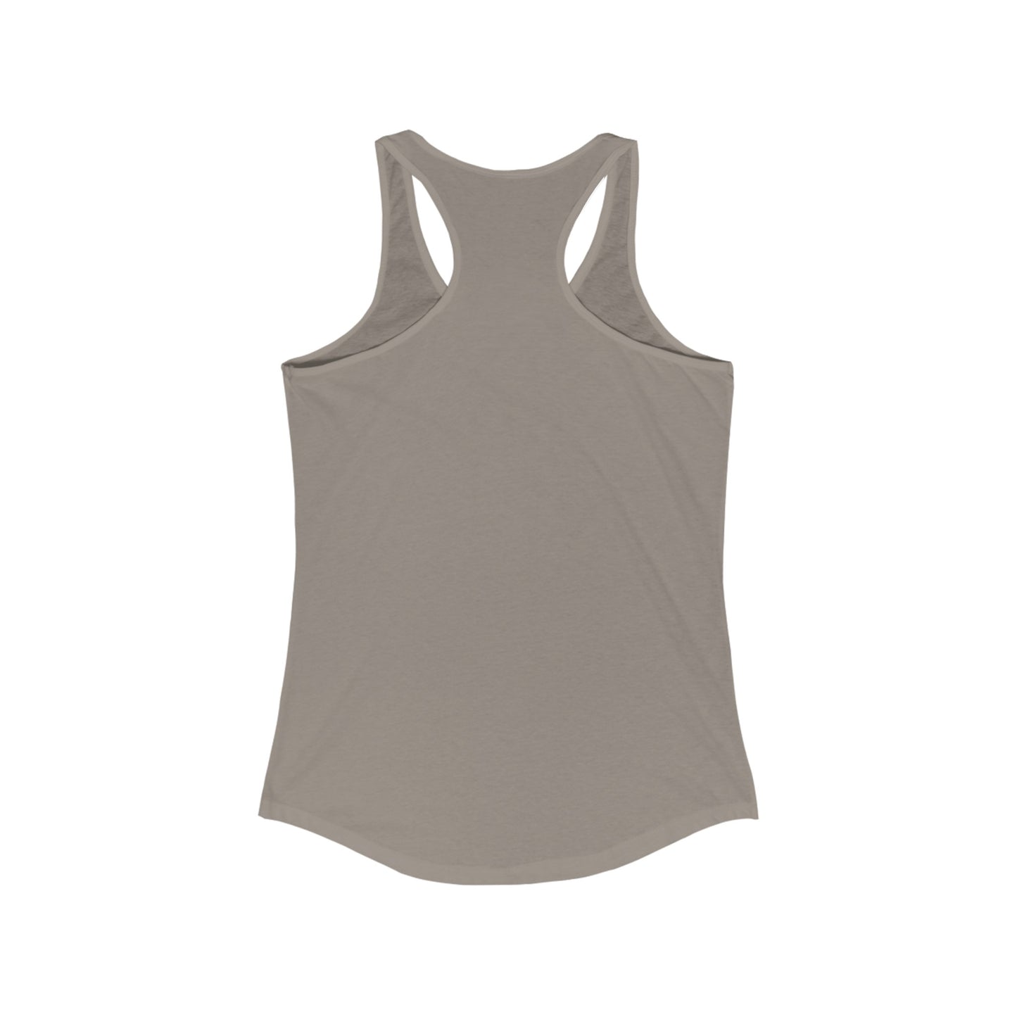 Solid Tahiti Blue. Women's Ideal Racerback Tank