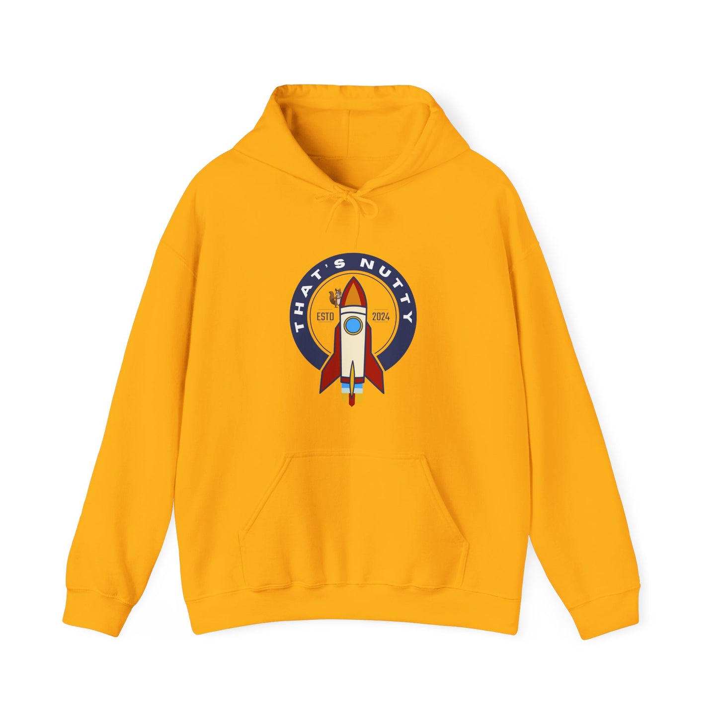 That's Nutty On A Rocket Ship Hooded Sweatshirt