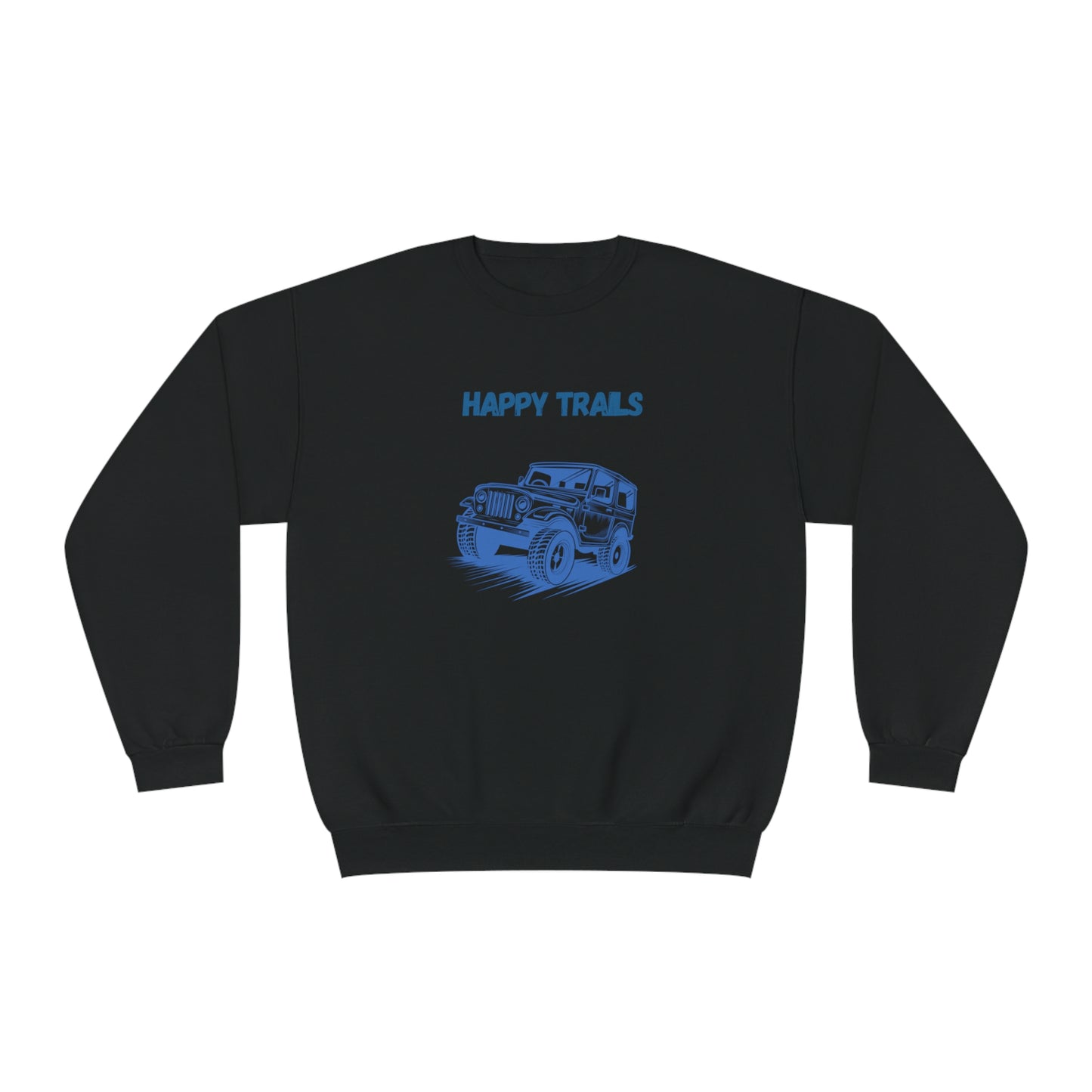 Exploring Happy Trails In a Jeep. Unisex NuBlend® Crewneck Sweatshirt