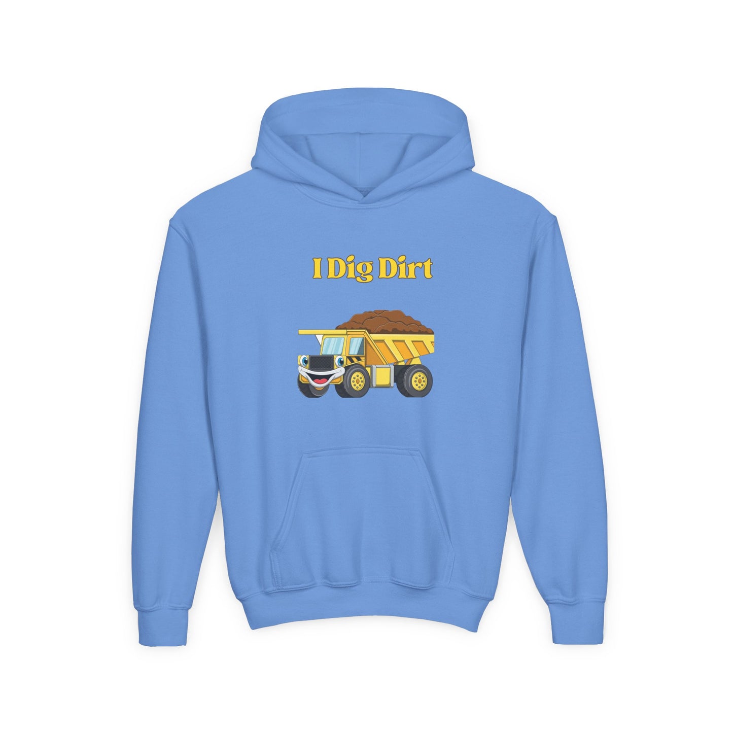 I Dig Dirt. Kids Hoodie