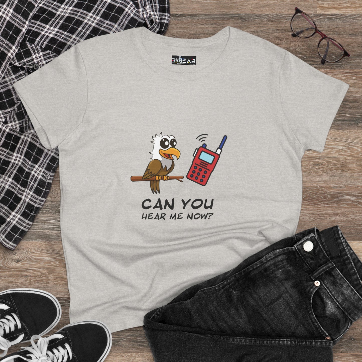 Can You Hear Me Now | Funny Bird Phone Tee