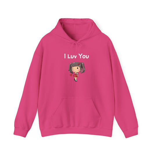 I Luv You.  Unisex Heavy Blend™ Hooded Sweatshirt