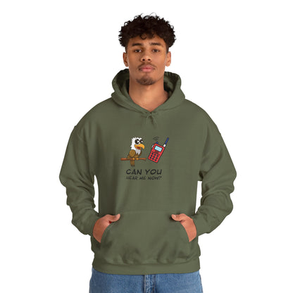 Owl Graphic Sweatshirt – Can You Hear Me Now? Bird on a Mission